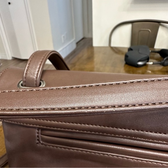 Mat & Nat - WAPI VEGAN SHOULDER BAG - LOOM - purple brown color - great neutral - Picture 5 of 11